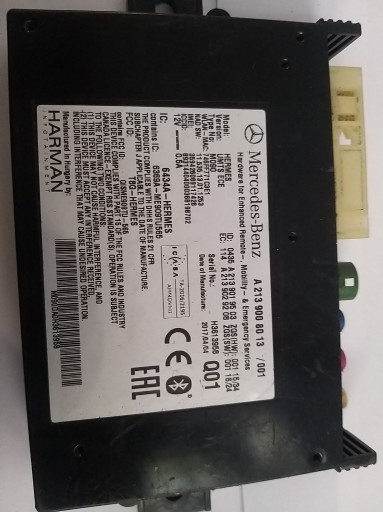 Zdjęcie oferty: MODUŁ STEROWNIK TELEMATIC A2139008013 MERCEDES A W176 17R