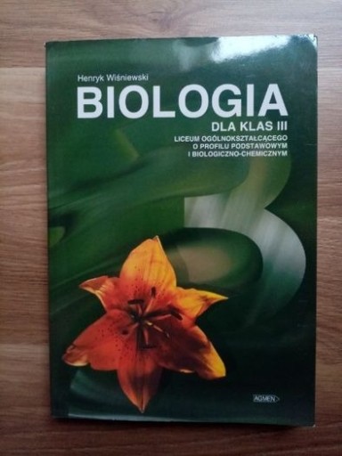 Zdjęcie oferty: Biologia Wiśniewski dla klas III LO