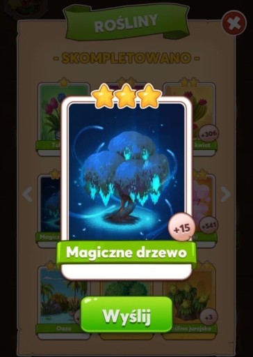 Zdjęcie oferty: Karta Magiczne Drzewo Coin Master 