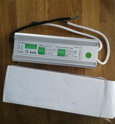 Zdjęcie oferty: Zasilacz hermetyczny 150w 12V 12,5A wodoodporny