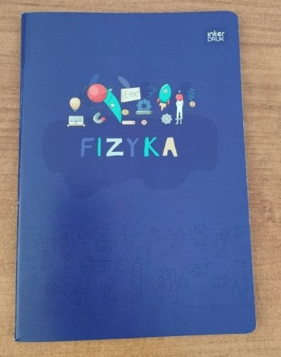 Zdjęcie oferty: Zeszyt tematyczny do fizyki 60 kartek w kratkę (ściąga)