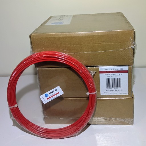 Zdjęcie oferty: Filament ABS 2,85 mm 1kg (Ultimaker) Czerwony Red