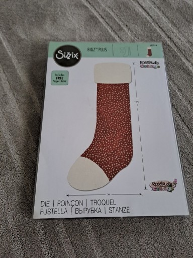 Zdjęcie oferty: Wykrojnik Sizzix - Świąteczna skarpeta - XL - A4