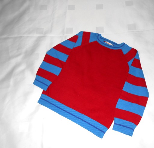 Zdjęcie oferty: Bluezoo czerwony pulower chłopięcy 5/6l