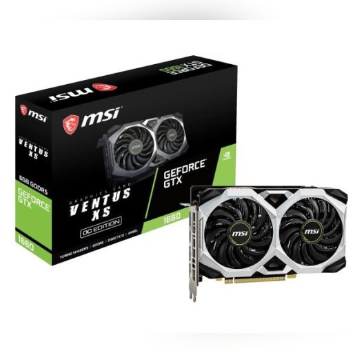 Zdjęcie oferty: MSI GeForce GTX 1660 Ventus XS OC 6GB GDDR5