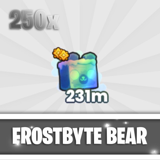 Zdjęcie oferty: 250X Rainbow Frostbyte Bear | Pet Simulator 99