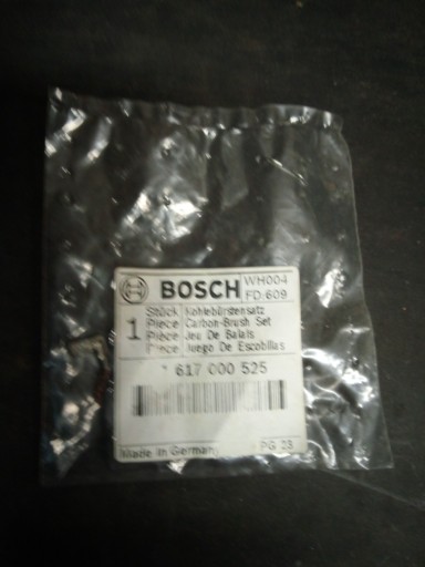 Zdjęcie oferty: Szczotki Bosch 1617000525 oryginalne wym5x8x19,5