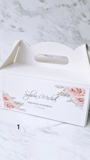Zdjęcie oferty: Pudełko na ciasto ślub Personalizacja