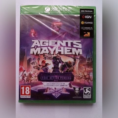 Zdjęcie oferty: XBOX ONE GRA folia agents of mayhem saints row PL 