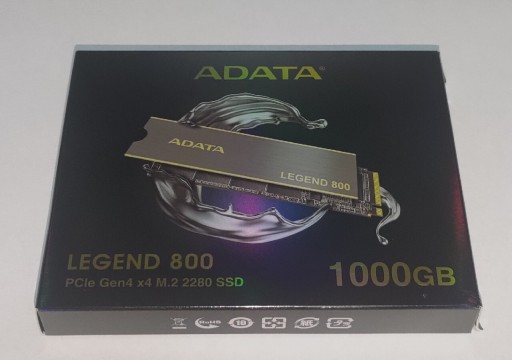 Zdjęcie oferty: Dysk ssd 1000Gb ADATA 800 PCle Gen4x4 + radiator 