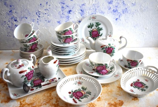 Zdjęcie oferty: Serwis do herbaty August Warnecke ręcznie malowany