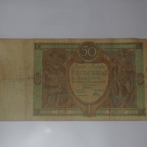 Zdjęcie oferty: Banknot 50 złotych z 1929 r.