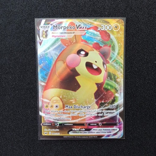 Zdjęcie oferty: Pokémon Morpeko Vmax Sword&Shield 80/202