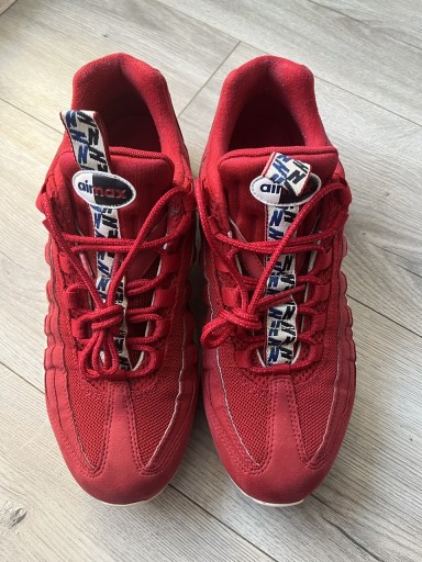Zdjęcie oferty: Nike Air Max 95 TT 44 10US czerwone buty idealne do renowacji