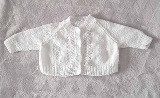 Zdjęcie oferty: Sweter wełniany HANDMADE dla niemowlaka 