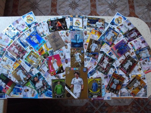 Zdjęcie oferty: REAL MADRYT, MEGA ZESTAW 100 kart FIFA 365 i inne.