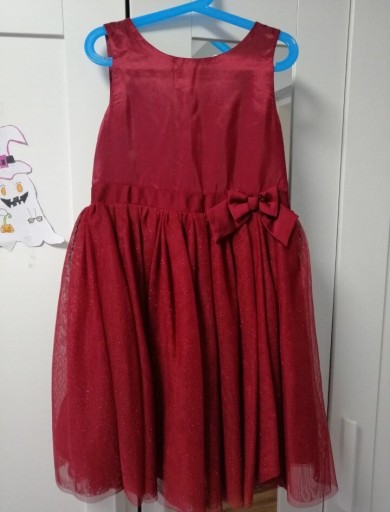 Zdjęcie oferty: Sukienka dla dziewczynki świąteczna bordowa brokat