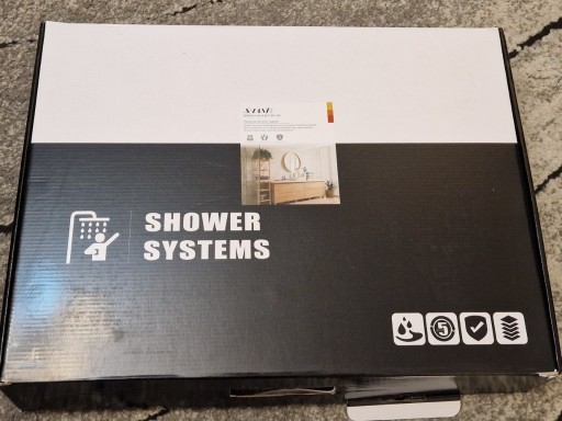 Zdjęcie oferty: Shanfo Trójfunkcyjny czarny zestaw prysznicowy