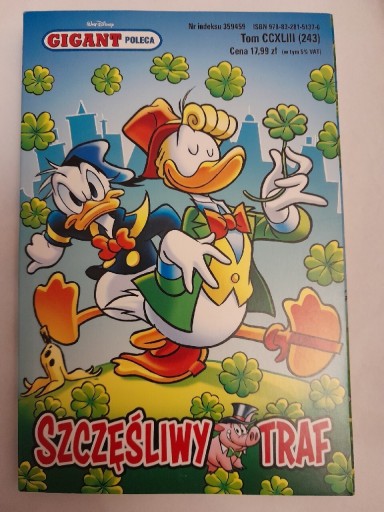 Zdjęcie oferty: Komiks z Kaczorem Donaldem "Szczęśliwy traf" nr243