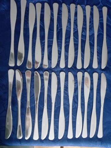 Zdjęcie oferty: noże INOX ze stali nierdzewnej - 24 szt.