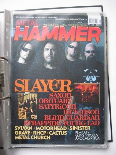 Zdjęcie oferty: Metal Hammer 08/2006 Slayer Obituary Satyricon