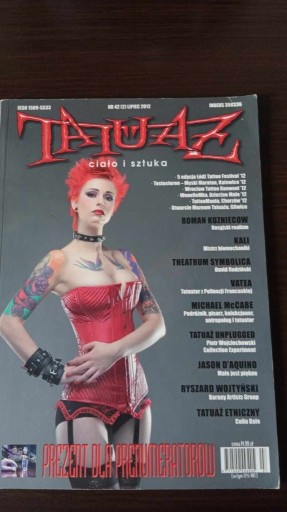 Zdjęcie oferty: TATUAŻ CIAŁO I SZTUKA NR.45 LIPIEC  2012