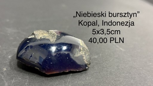 Zdjęcie oferty: Niebieski bursztyn (Kopal) - Indonezja