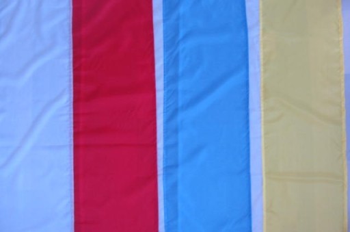 Zdjęcie oferty: Flaga Polski Maryjna Papieska 115x70 na drzewiec