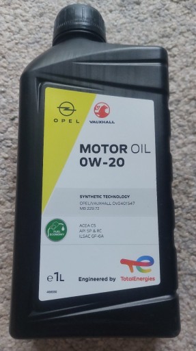 Zdjęcie oferty: Olej Opel 0W20 OE Total