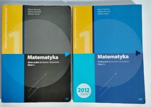 Zdjęcie oferty: Matematyka 1 podręcznik i zbiór zadań roz. i pods.