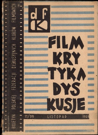Zdjęcie oferty: Film, Krytyka, Dyskusje -  11/99 Listopad 1966