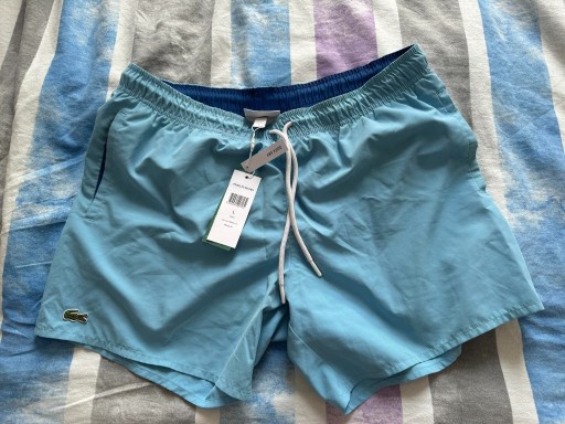 Zdjęcie oferty: Lacoste niebieskie szorty do pływania rozmiar L
