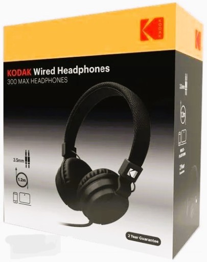 Zdjęcie oferty: Słuchawki nauszne Kodak Wired Headphones