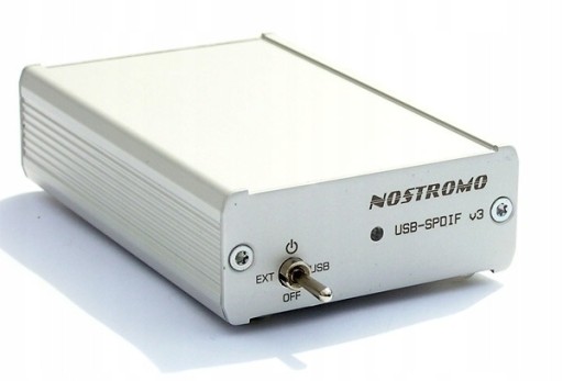 Zdjęcie oferty: Konwerter NOSTROMO USB-SPDIF V3 DDC XMOS DSD Interfejs Coaxial Toslink