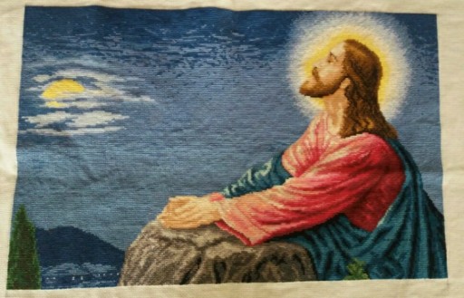 Zdjęcie oferty: Modlitwa Jezusa haft krzyżykowy