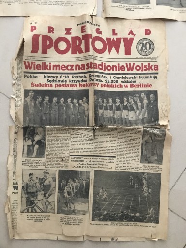 Zdjęcie oferty: Przegląd sportowy 1935/1936/1937 r.