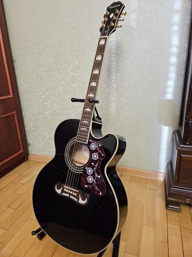 Zdjęcie oferty: Gitara elektroakustyczna Epiphone EJ 200 CE BK