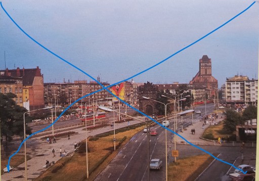 Zdjęcie oferty: Szczecin -Widok na miasto.Pocztówka z opisem 1991.