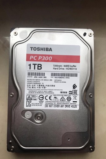 Zdjęcie oferty: Dysk twardy toshiba 1tb