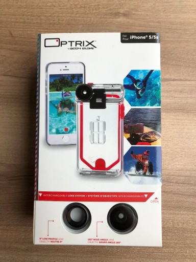 Zdjęcie oferty: Zestaw OPTRIX BODY GLOVE iPhone 5/SE + obiektywy