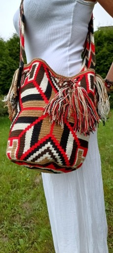 Zdjęcie oferty: TORBA WOREK Mochila Wayuu Styl BOHO Kolumbia