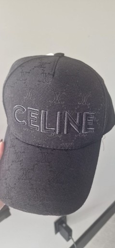 Zdjęcie oferty: Czapka z daszkiem czarna napis CELINE 