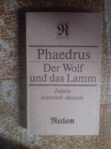 Zdjęcie oferty: Der Wolf und das Lamm Fabeln. Lateinisch niemiecki