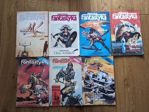 Zdjęcie oferty: Miesięcznik Fantastyka 1990 numery 1,2, 4-7, 9, 12