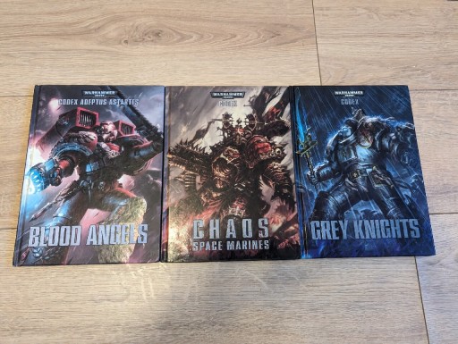 Zdjęcie oferty: Trzy kodeksy Warhammer 40k Chaos Grey knights 