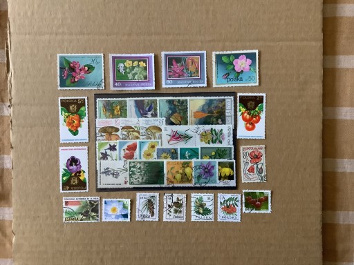 Zdjęcie oferty: znaczki pocztowe FLORA kasowane 150 szt.