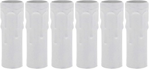 Zdjęcie oferty: Metalowe Gilzy do Lamp E14 - Zestaw 6 Sztuk, 25x80mm, Białe