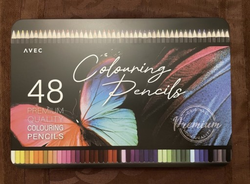 Zdjęcie oferty: Kredki ołówkowe zestaw 48 kolorów avec nowe