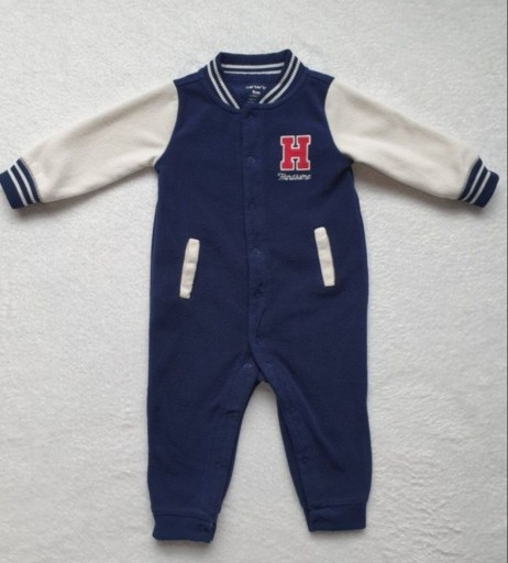 Zdjęcie oferty: pajac polarowy carter's 9M pajacyk z polaru kombinezon ciepła piżama polar