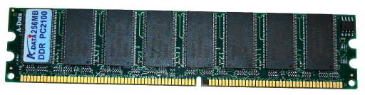 Zdjęcie oferty: Pamięć DDR 256MB PC2100 AData